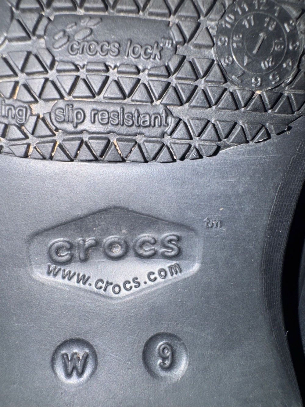 CROCS Women's Neria Pro II Clogs floral print dual comfort footbeds Size 9W - Picture 7 of 10